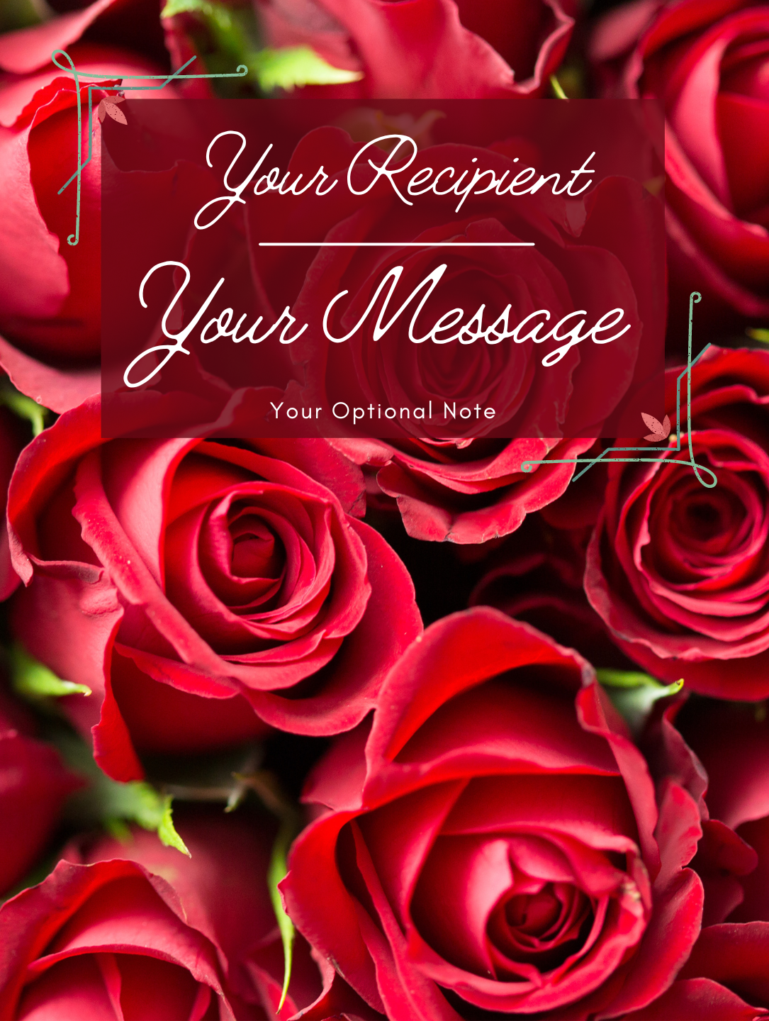 Red Rose eCard Cover