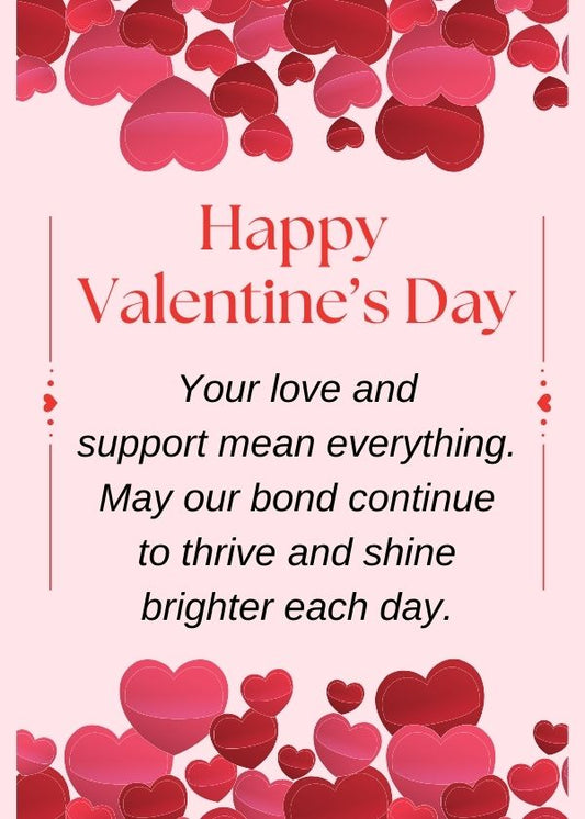 Our Bond Happy Valentine's Day eCard Page